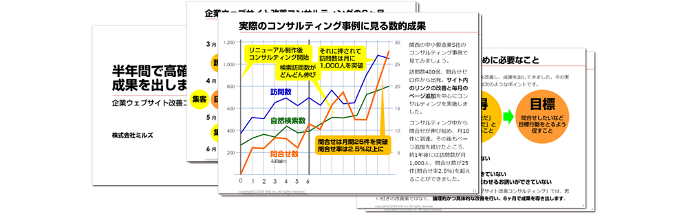 企業ウェブ改善コンサルティング資料